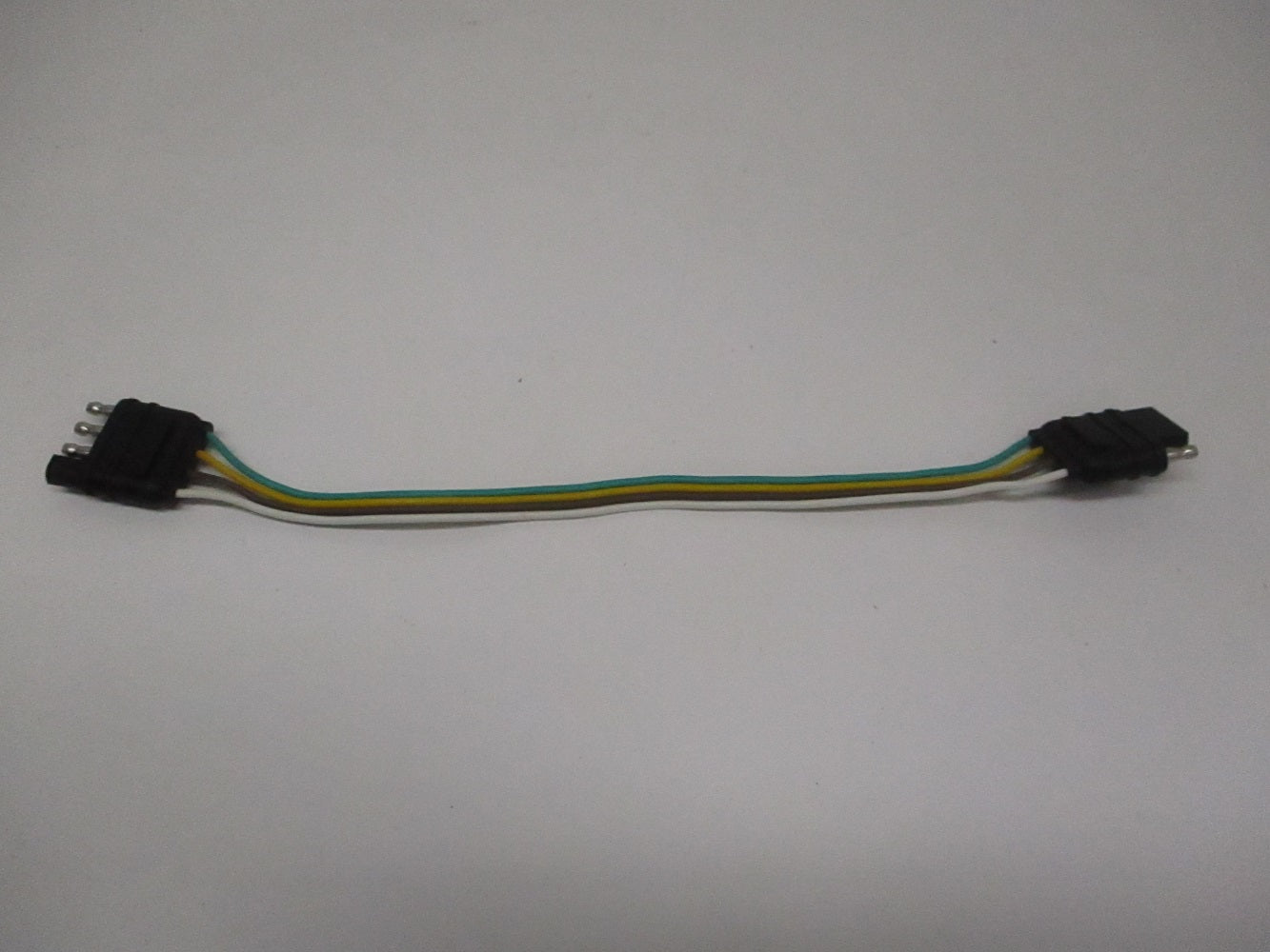 12" 4 Way Flat Plug Camper Boat Trailer Truck Car Extension Wire Harness