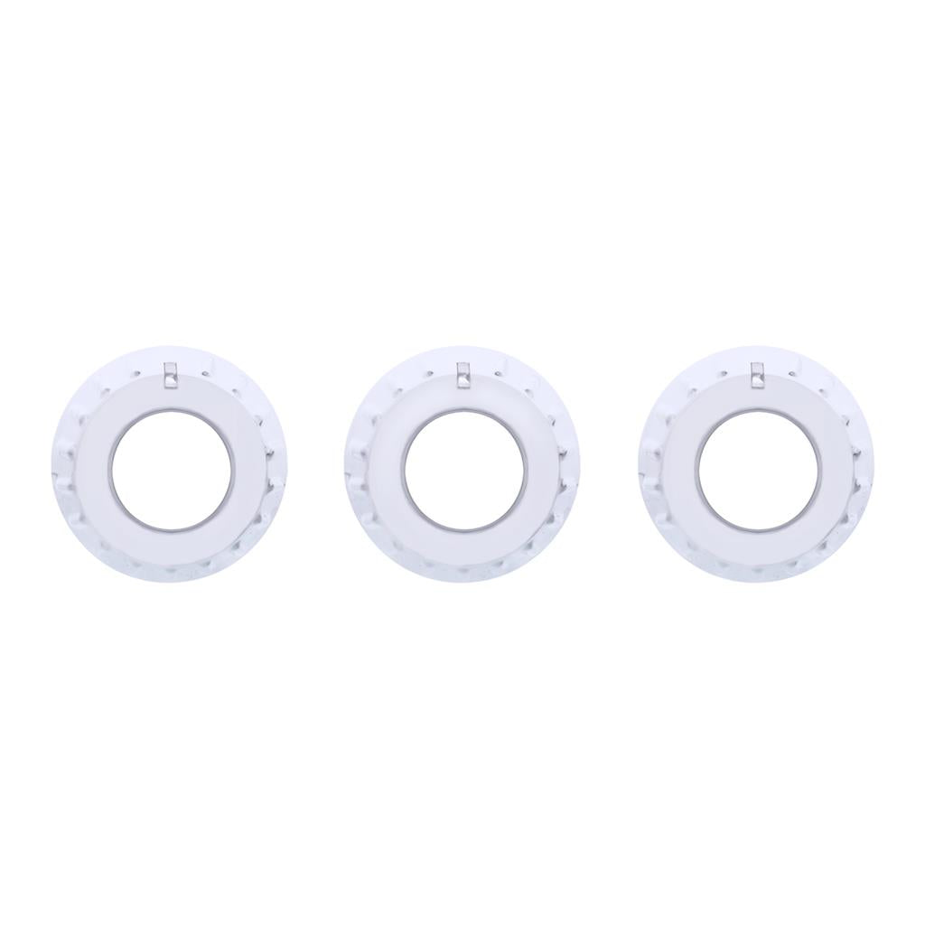 Chrome Outer A/C Control Knob Set  2006-20 Fits Kenworth W900, T800, T660, C500