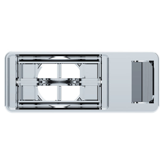 Chrome Plastic A/C Vent. Fits Fits Kenworth 2001 & Earlier - Driver Side.