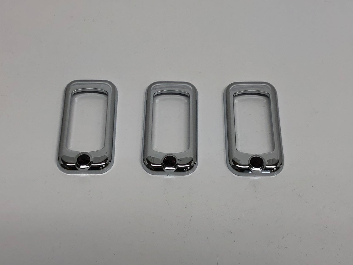 (3) Purple Rocker Switch Trim  Peterbilt Fits Kenworth Truck Semi