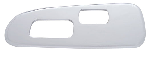 Chrome Plastic Window Switch Panel  (2 Cutout) For 2006-2019 Peterbilt -Driver