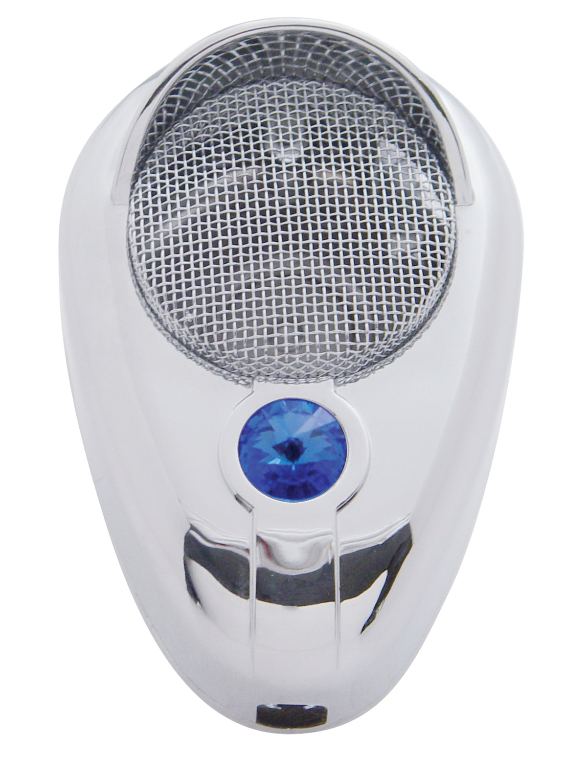 Signature CB Microphone Cover-Blue Crystal Replacement for Road King 56 Cover