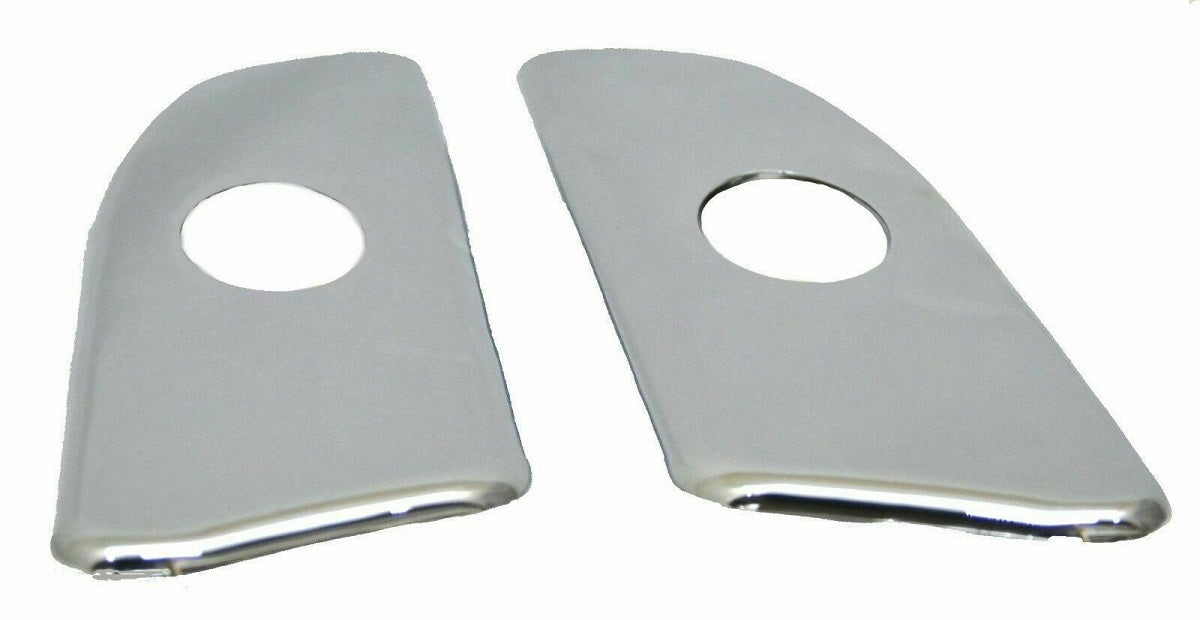 (1) Pair of Chrome Door Emblem Panel Trim For 2006+ Peterbilt RH and LH