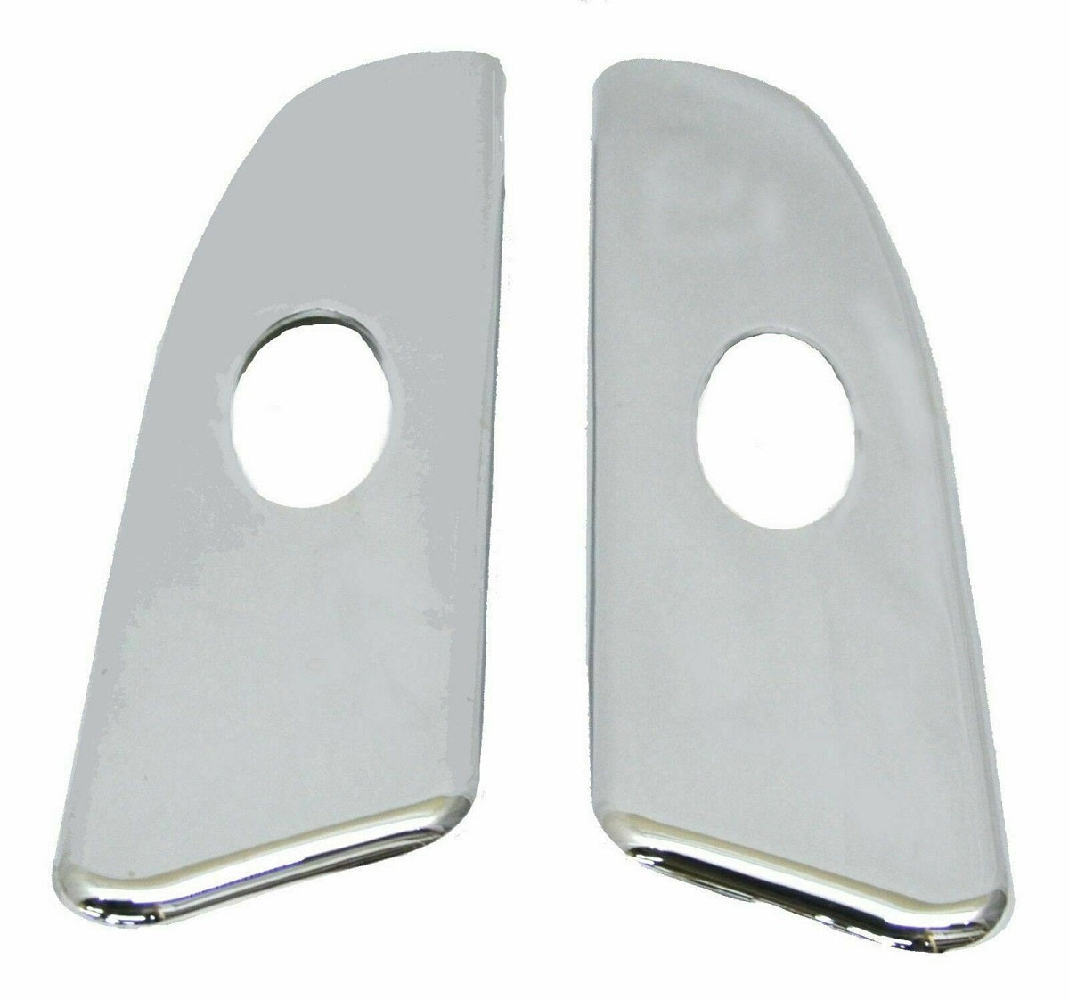 (1) Pair of Chrome Door Emblem Panel Trim For 2006+ Peterbilt RH and LH
