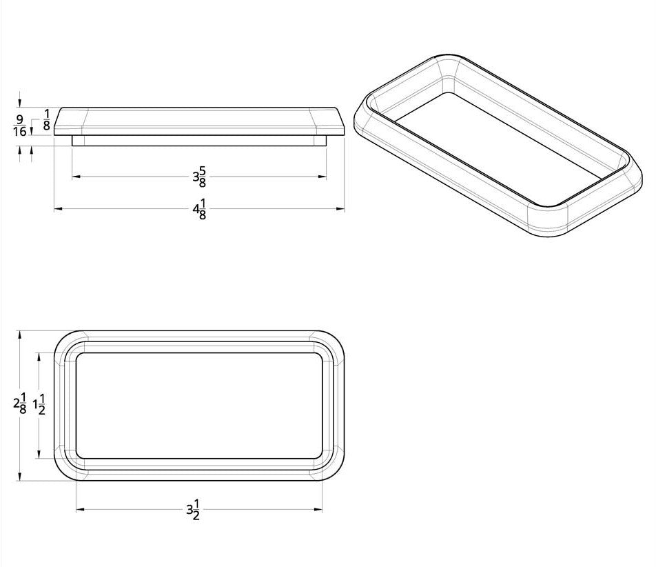 Center Dash Instrument Bezel For 2006+ Peterbilt 379, 389, 388, 387, 386, 384