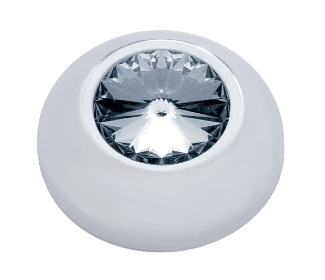Compartment Knob Cover For 2006 - 18 Peterbilt - Clear Crystal (Card of 2)