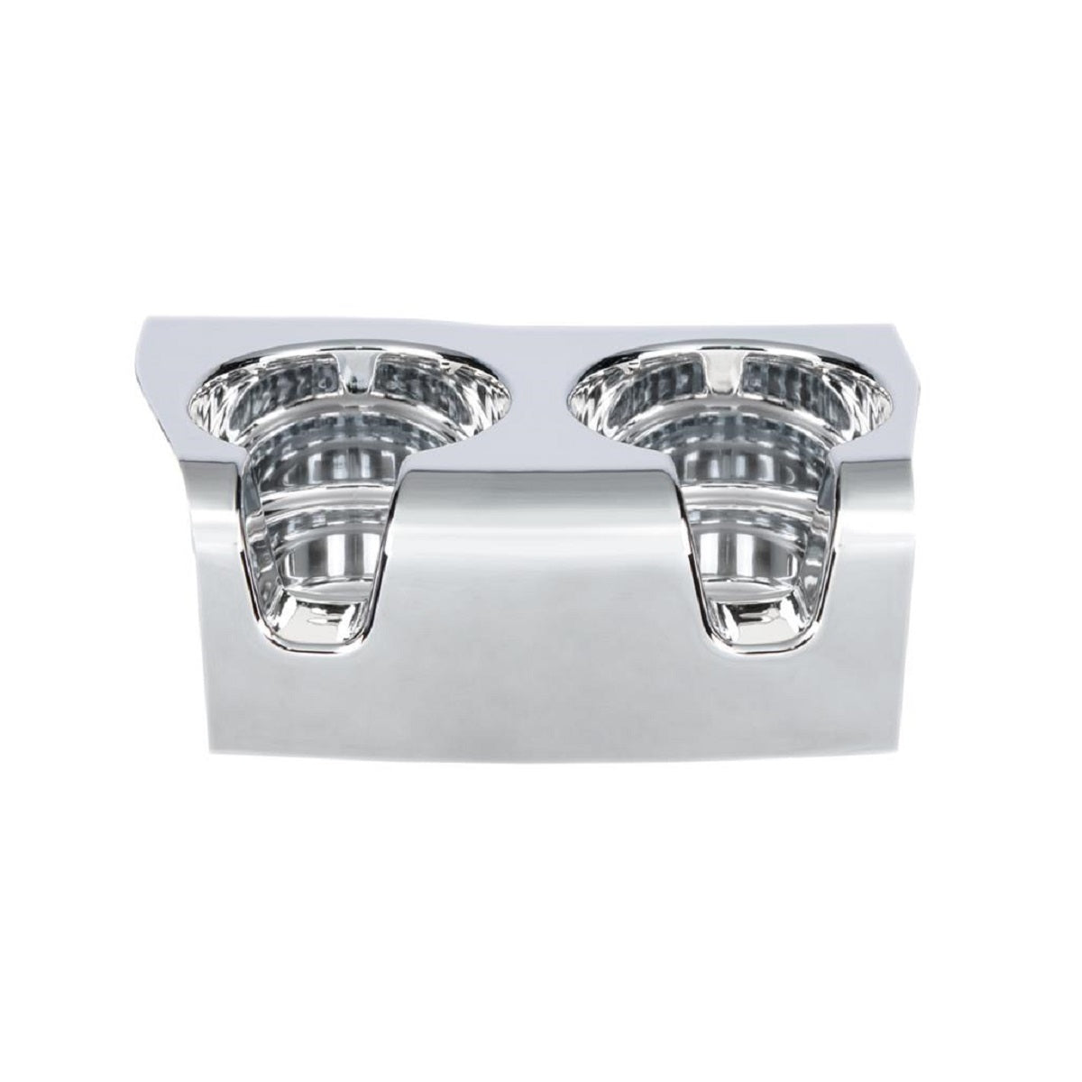 Chrome Plastic Cup Holder  2006+ Fits Kenworth W900/T800 Also fits T660 08-16