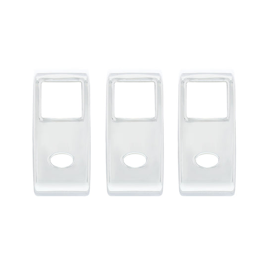 Chrome Rocker Switch Cover For Peterbilt 579 (2013-2019) & 567 (2014-2018)