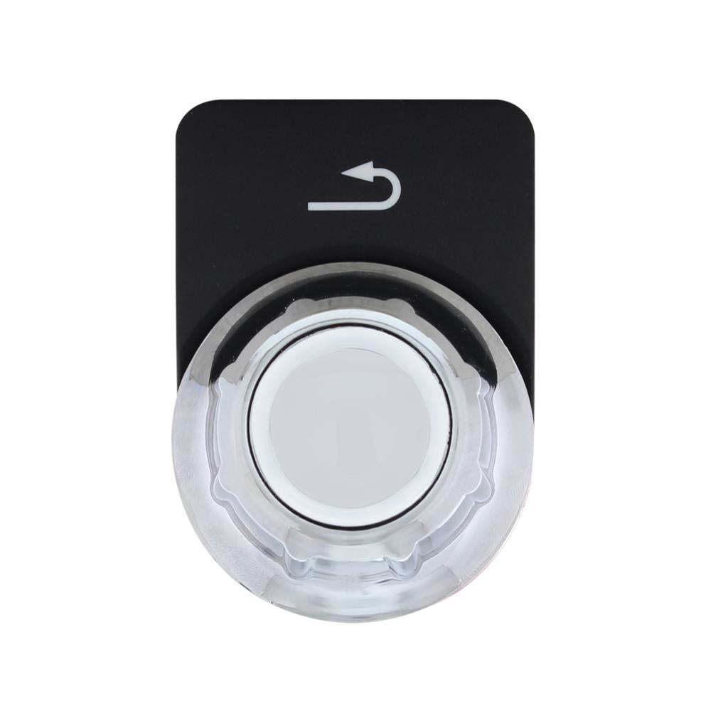 Chrome Plastic Menu Control Switch (MCS) Knob. Fits 2013+ Fits Kenworth T680 and T880