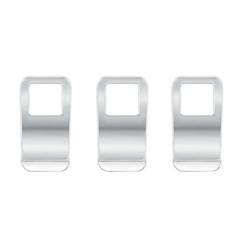 Chrome Switch Cover 3 Pack Fits Fits Kenworth 2013-2021 T680. 2013-2000 T880.