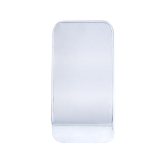 Chrome Plastic Blank Switch Covers  Fits Kenworth T680, T880, W990 (Card Of 2)