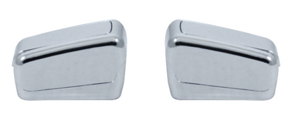 One Pair of Chrome Plastic Interior Door Handle Knobs. Fits Volvo Various Models