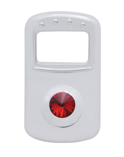Rocker Switch Cover  Fits Kenworth/Peterbilt - Red Diamond (Card of 3)