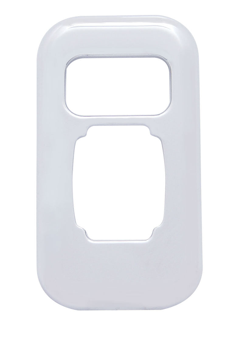 Chrome Plastic Dimmer Switch Trim For Peterbilt 379, 389, 388, 387, 386, 384