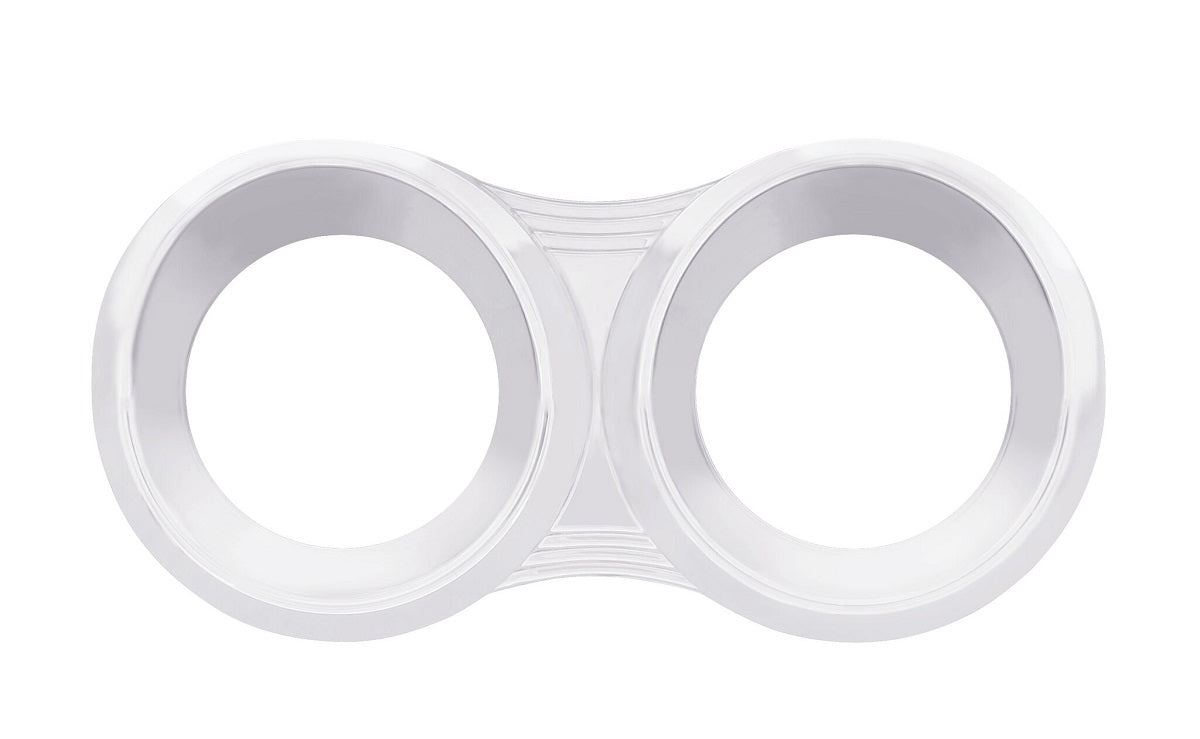 2 Gauge Chrome Cluster Bezel with Visor for Peterbilt (2005 & Older)- Horizonal