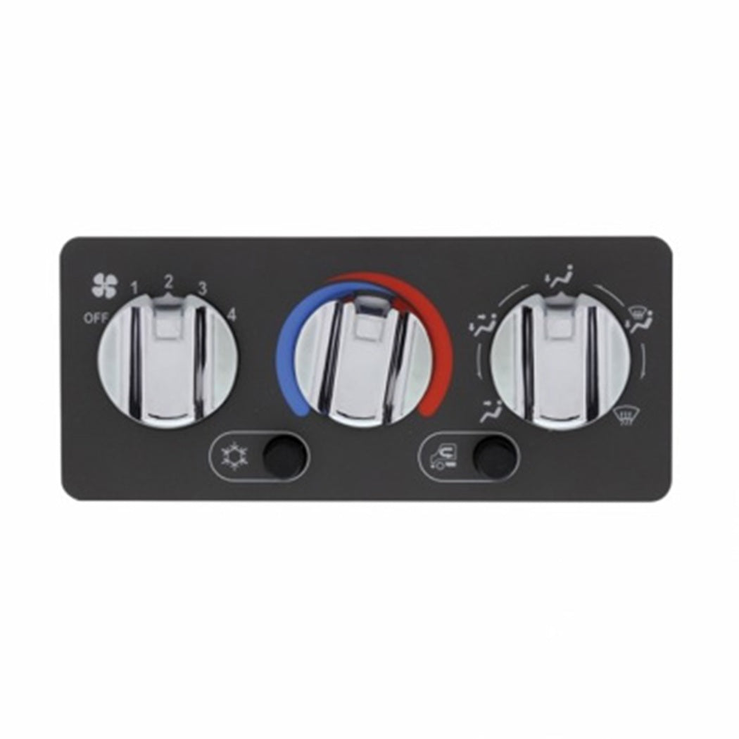 (1) Chrome Plastic A/C Control Knob Compatible with Mack Various Model and Years