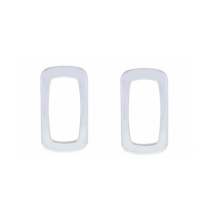 (2 Card) Chrome Plastic Rocker Switch Trim Bezel Compatible with Mack Trucks