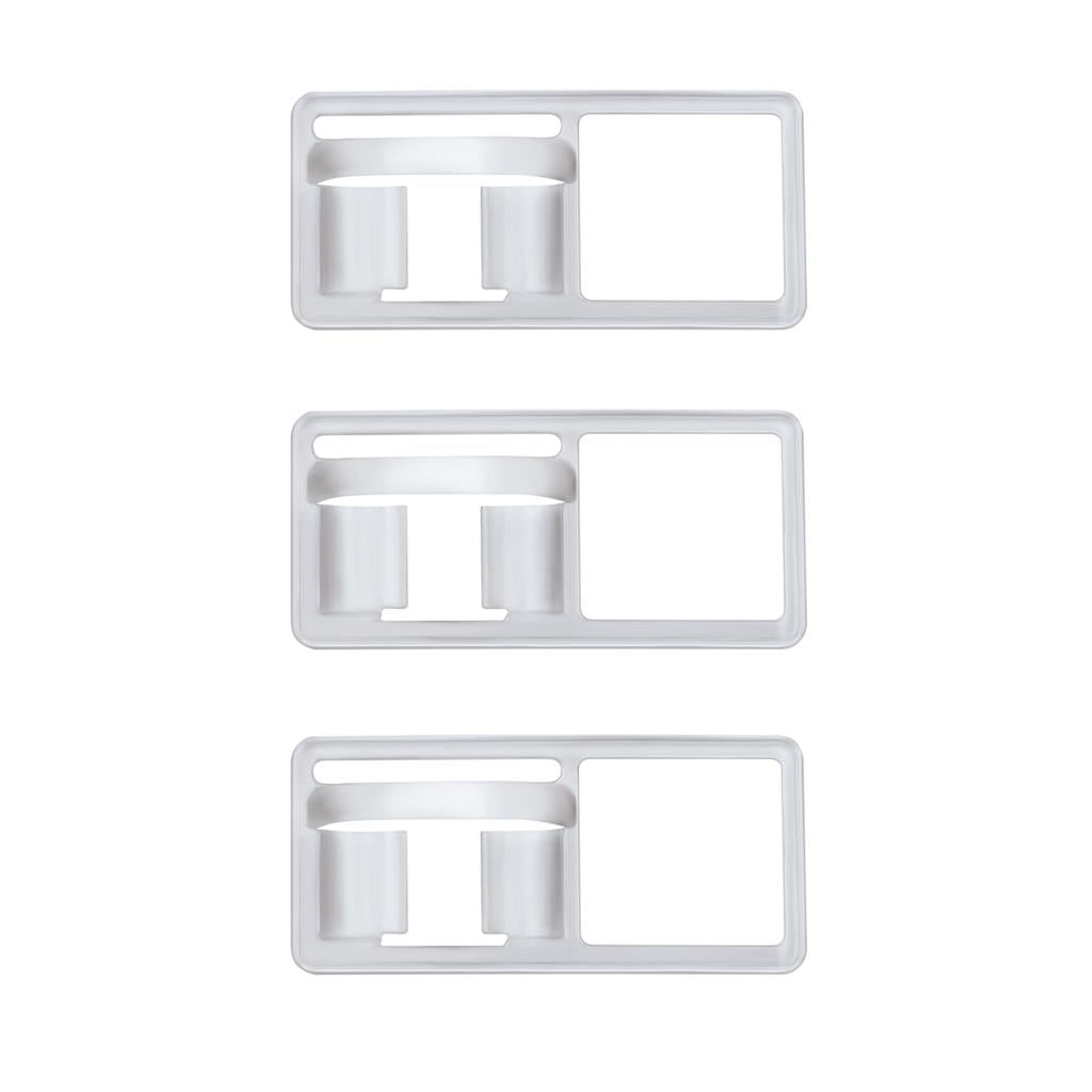 (3) Chrome Toggle Switch Trim for Freightliner - Old Style