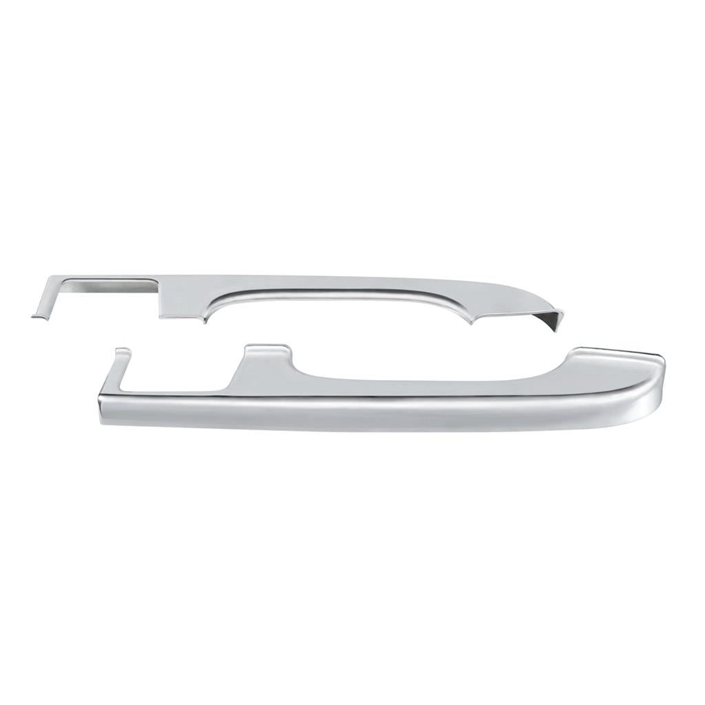 Pair of Chrome Plastic Door Armrest Covers for Freightliner Columbia Century