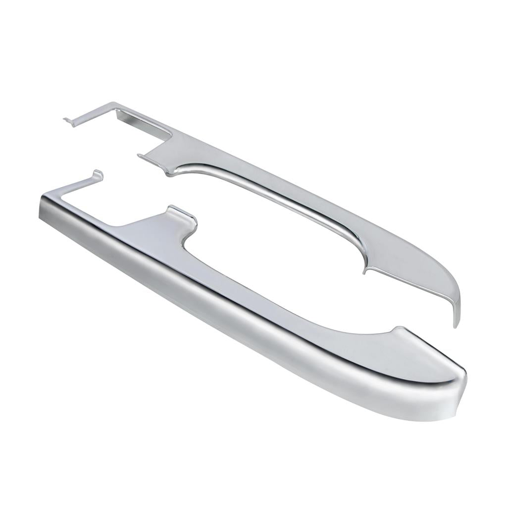 Pair of Chrome Plastic Door Armrest Covers for Freightliner Columbia Century