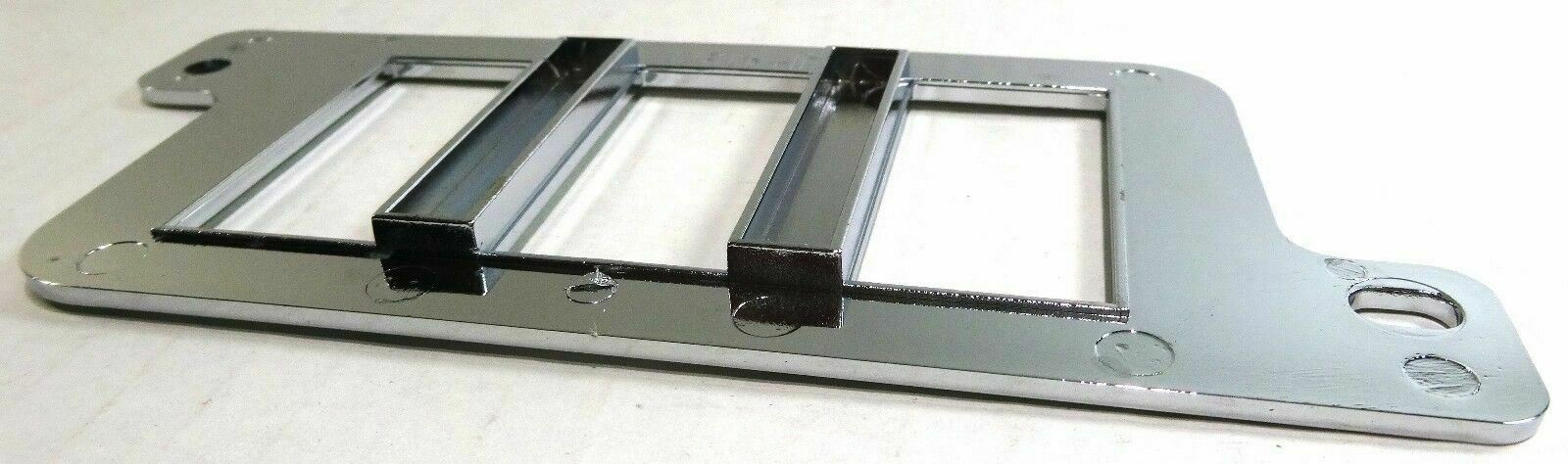 3-Opening Freightliner Lower Left Bottom Dash Chrome Plastic Switch Panel Driver
