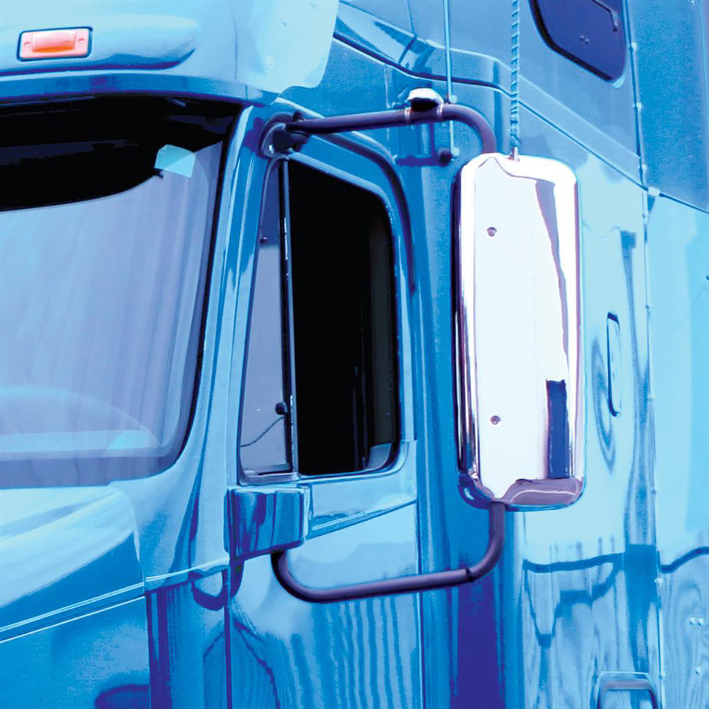 Freightliner Century and Columbia 2005+ Chrome Mirror Covers Driver & Passenger