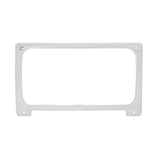 Chrome Center Gauge Cluster Cover W/Visor For Freightliner Century, Columbia, M2