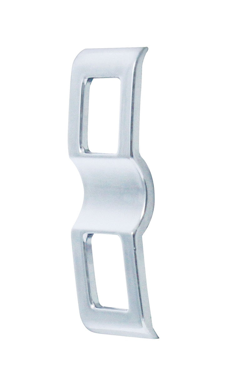 (2) 2008-2017 Freightliner Cascadia Chrome Plastic Switch Covers - 2 Openings
