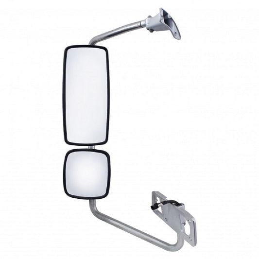 Freightliner Columbia 2002+ Chrome Electric Heated Mirror Assembly - Driver Side