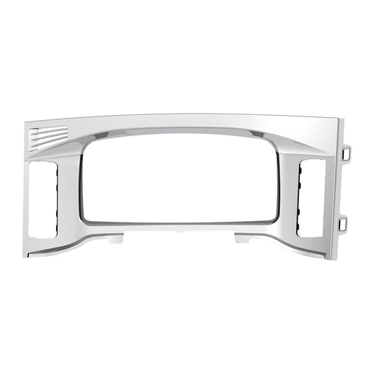 Chrome Plastic Center Dash Instrument Bezel Fits 2018-2023 Freightliner Cascadia
