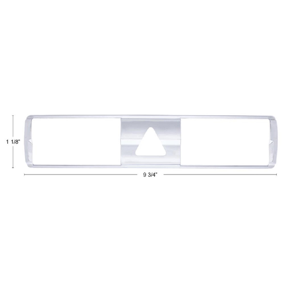 Chrome Hazard Switch Panel Trim For 2018-2021 Freightliner Cascadia