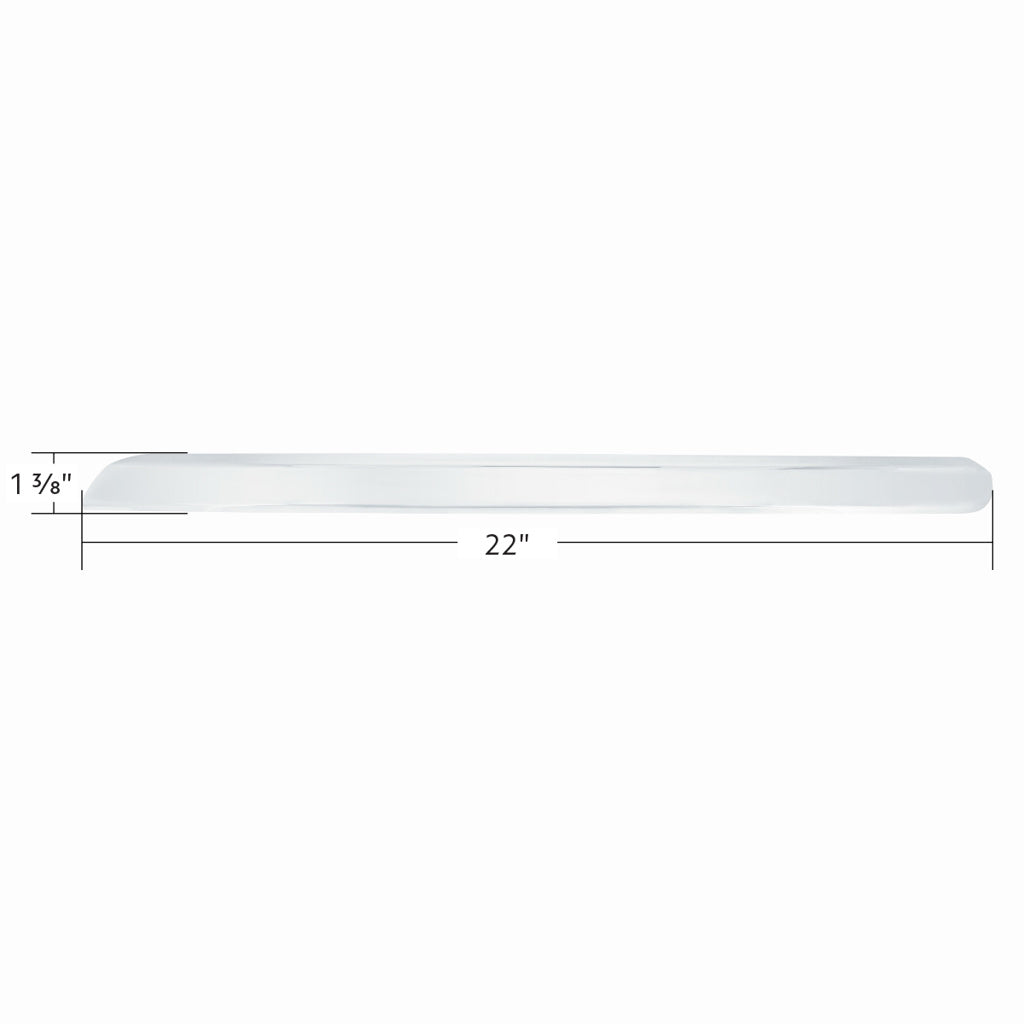 Chrome Plastic Center Dash Lower Panel Edge Trim 2018-23 Freightliner Cascadia