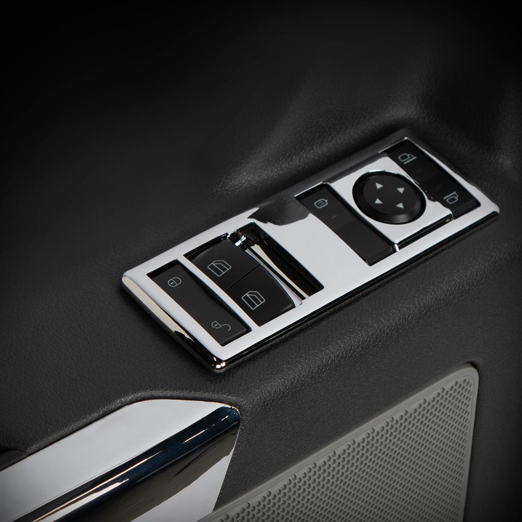 Chrome Door Switch Cover 2018-2022 Freightliner Cascadia Driver Side
