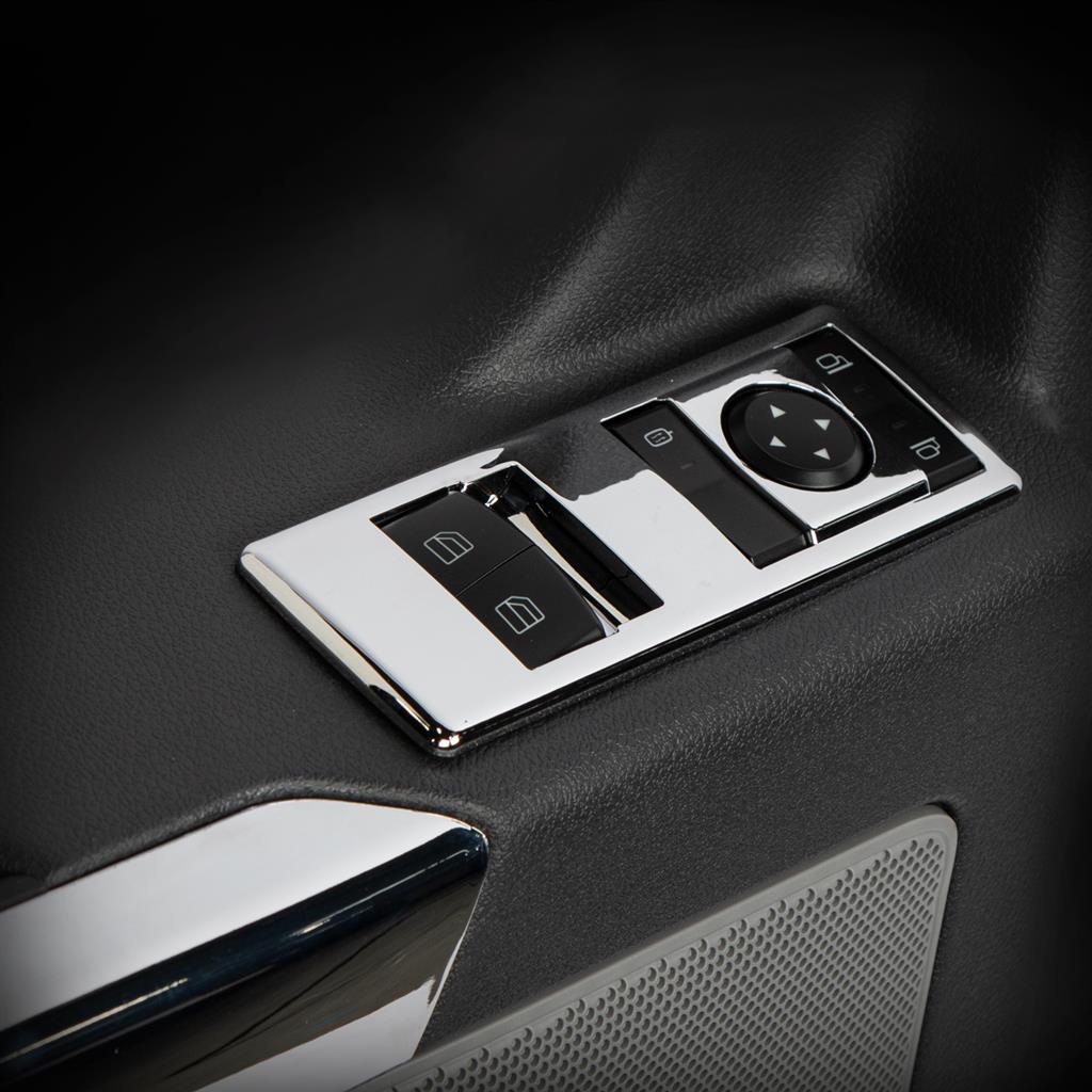 Chrome Door Switch Cover W/Power Windows/Mirrors 2018-22 Freightliner Cascadia