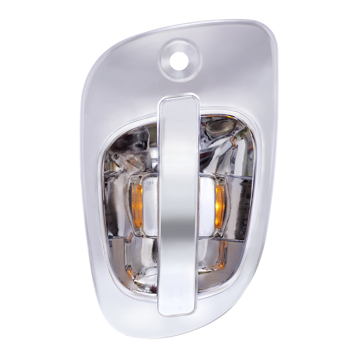 2008-17 (6) Amber LED Chrome Door Handle Cover Freightliner Cascadia RH LH