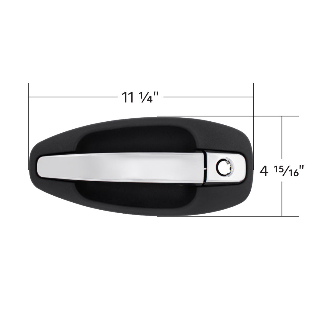 Chrome Exterior Door Handle fits Fits Kenworth T680/T880 2013-23, W990 2019-23 Driver