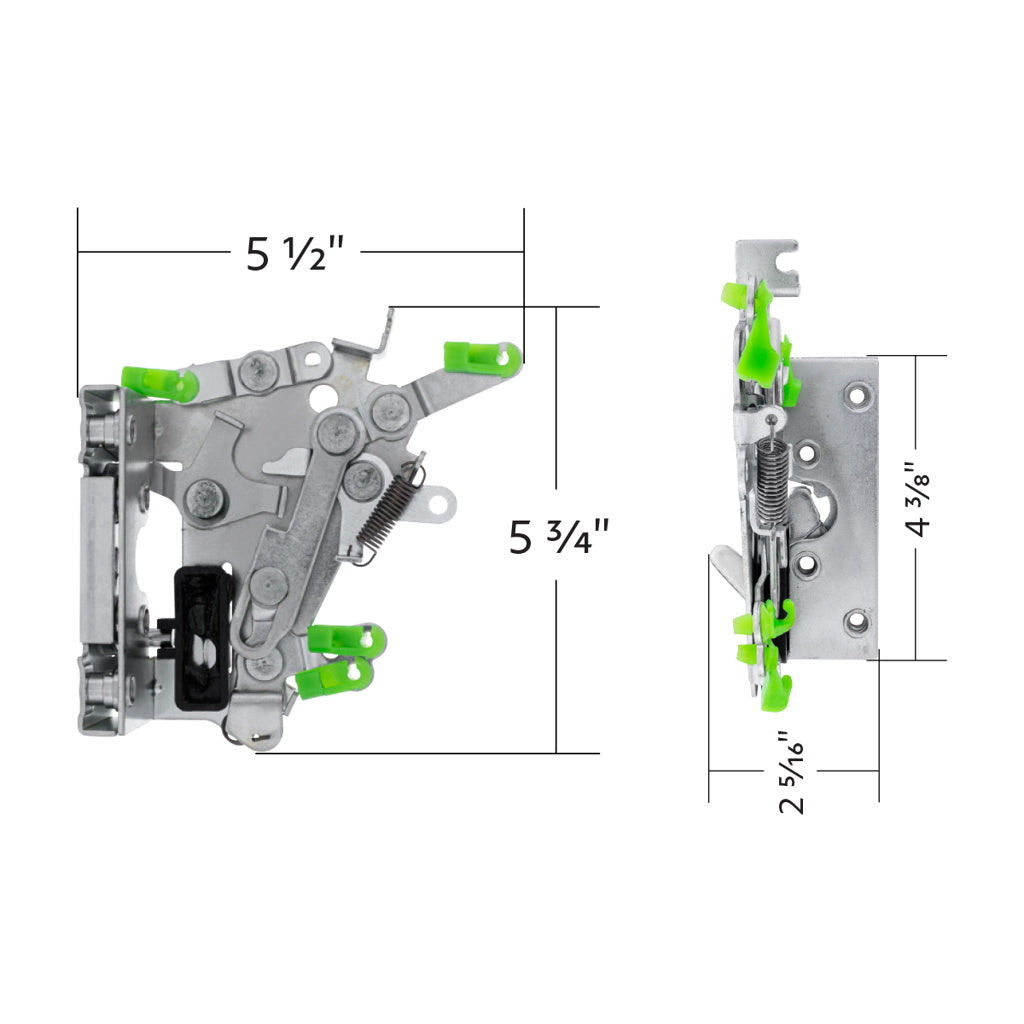 Door Latch Assembly for Peterbilt 389 (2008-23) and 386 (2006-16) Driver Side