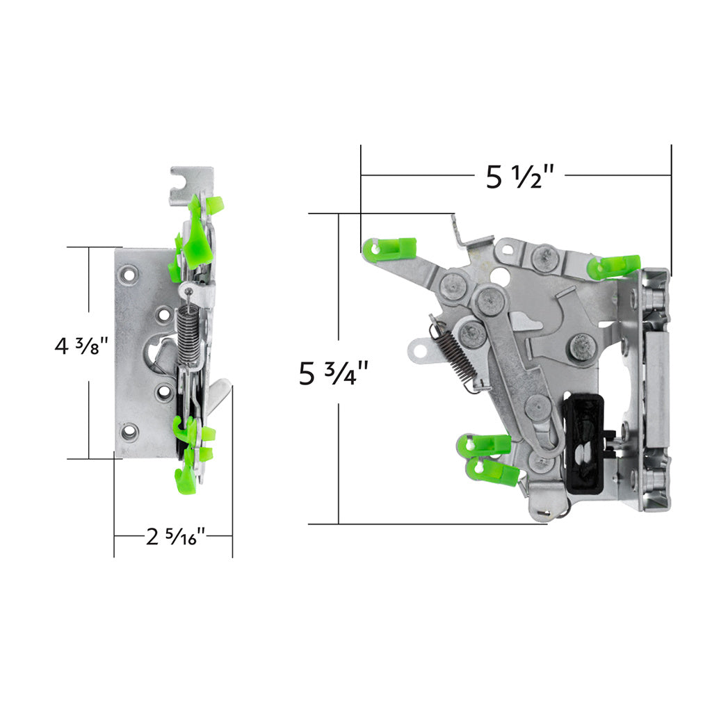 Door Latch Assembly for Peterbilt 389 (2008-23) and 386 (2006-16) Passenger Side