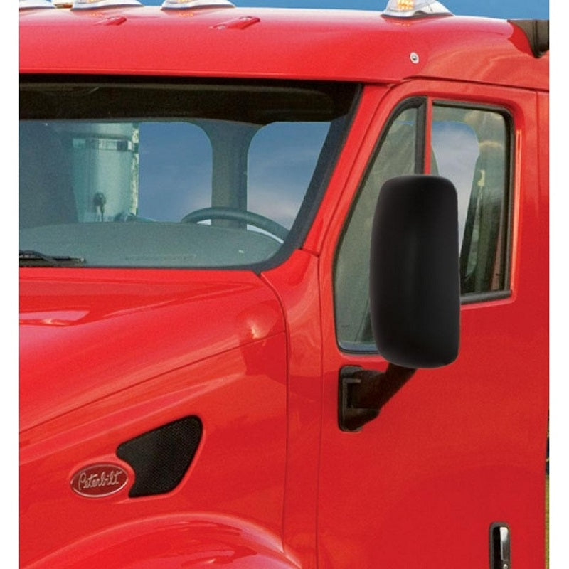 Peterbilt 387, 587 & Fits Kenworth T2000, T700 Black Mirror Assembly Driver Side