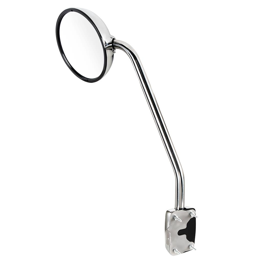 2013-19 Exterior Hood Mounted Chrome Mirror Driver Side LH  Fits Kenworth T680