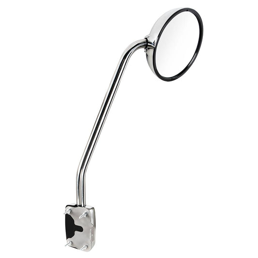 2013-19 Exterior Hood Mounted Chrome Mirror Passenger Side LH  Fits Kenworth T680
