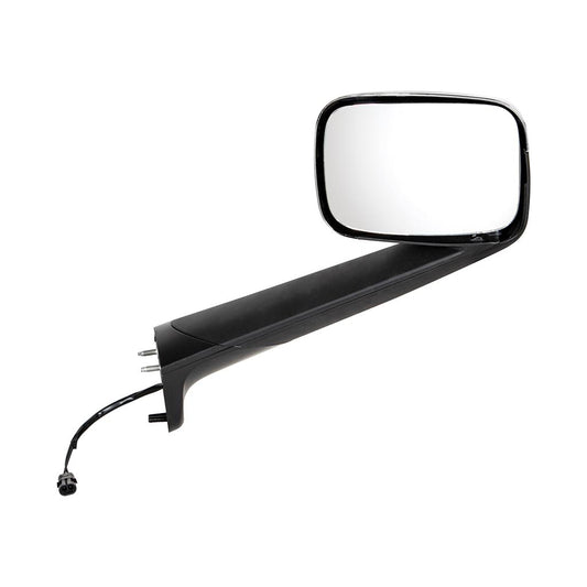 Chrome Hood Mirror With Heated Lens 2018-2020 Freightliner Cascadia -Passenger