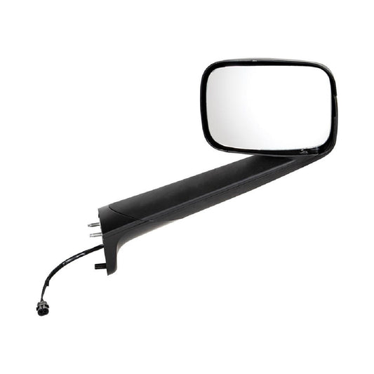 Black Hood Mirror With Heated Lens 2018-2020 Freightliner Cascadia -Passenger