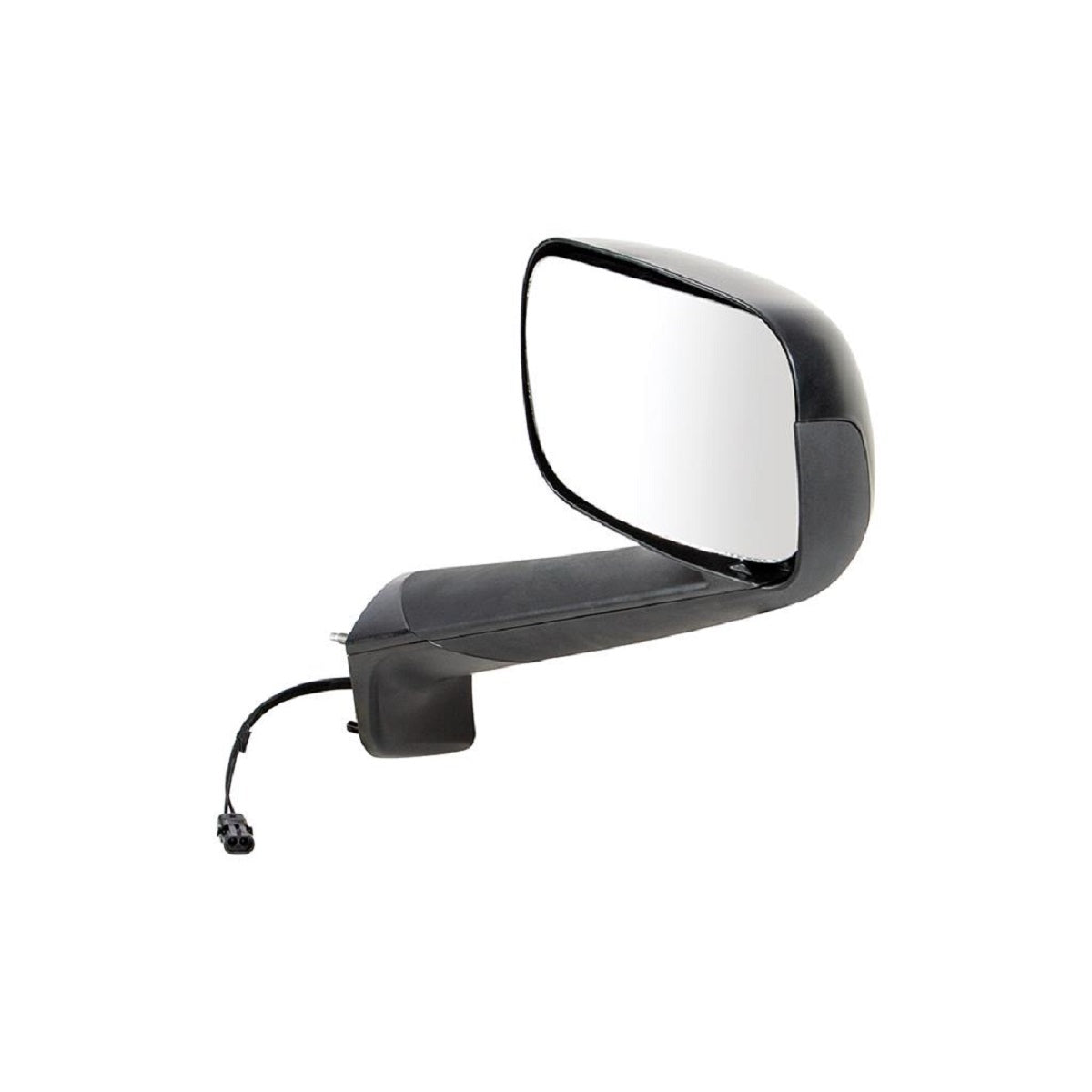 Black Hood Mirror With Heated Lens 2018-2020 Freightliner Cascadia -Passenger
