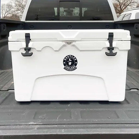 45 Qt Rotomold Heavy Duty Hard 45 Quart Cooler Portable Ice Chest Gray
