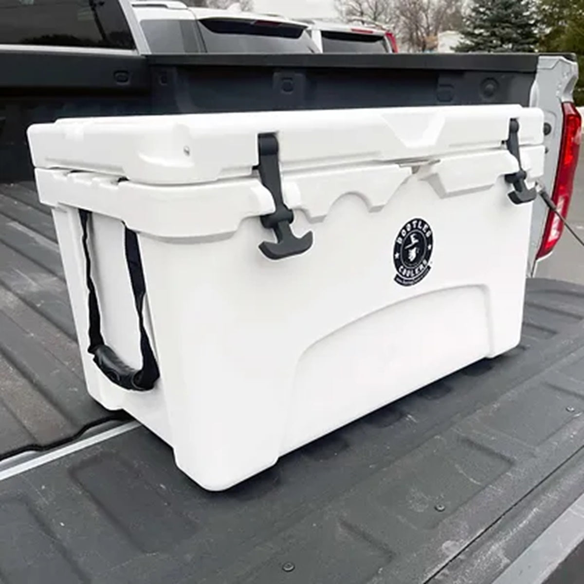 45 Qt Rotomold Heavy Duty Hard 45 Quart Cooler Portable Ice Chest Gray