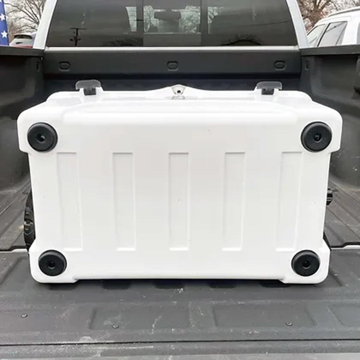 45 Qt Rotomold Heavy Duty Hard 45 Quart Cooler Portable Ice Chest Gray