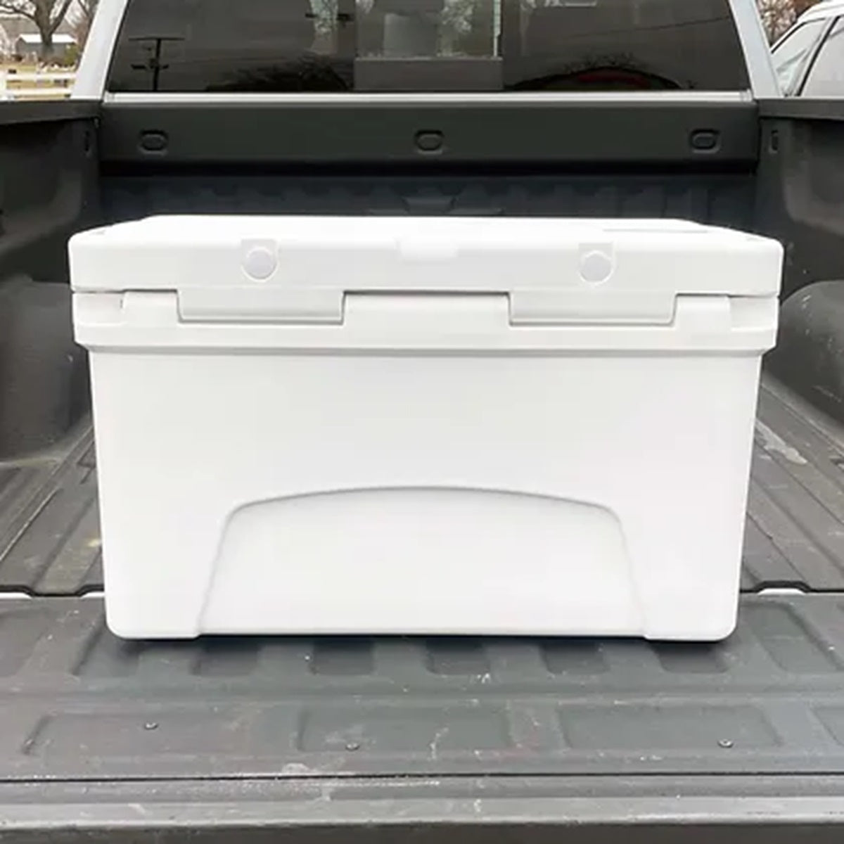 45 Qt Rotomold Heavy Duty Hard 45 Quart Cooler Portable Ice Chest Gray