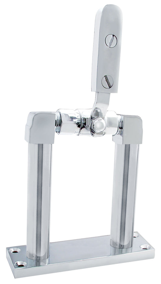 4" Chrome Air Horn Valve Lever with Stand Set. Air Horn Sound & Pitch Regulator