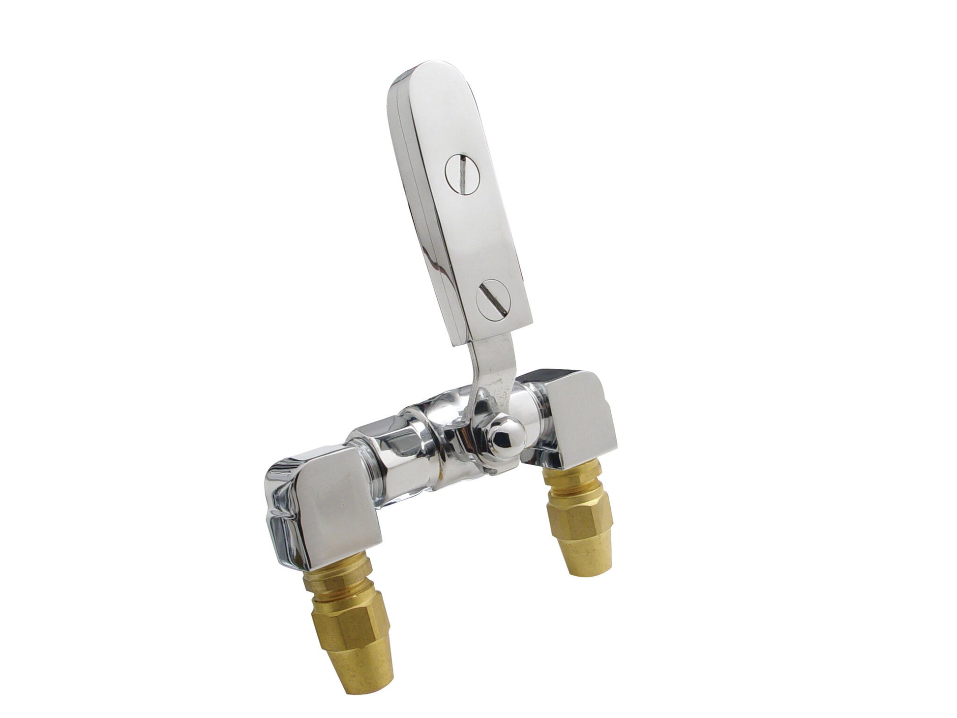 11" Chrome Air Horn Valve Lever with Stand Set. Air Horn Sound & Pitch Regulator